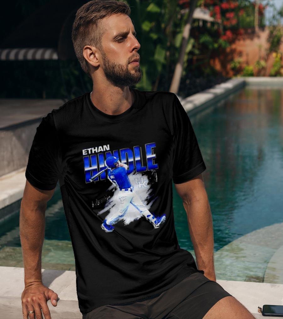 Ethan Hindle Kentucky Wildcats NCAA Baseball Player UK T-Shirt