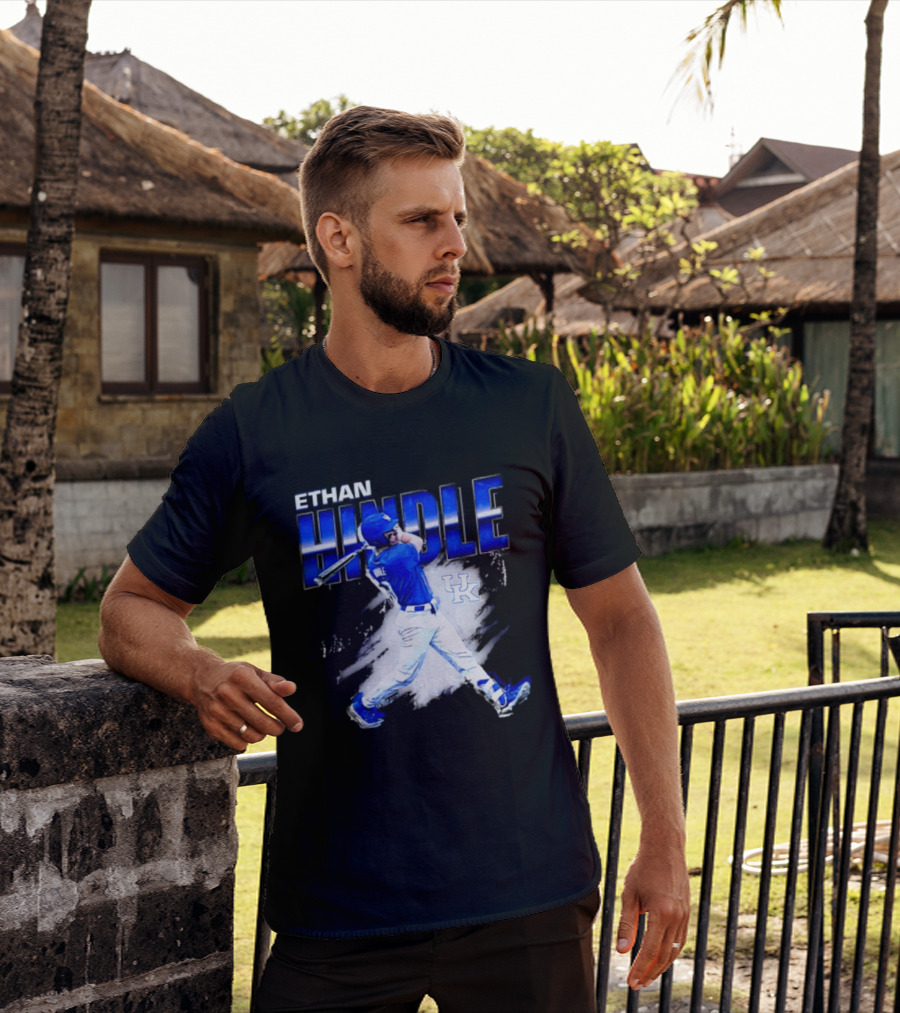 Ethan Hindle Kentucky Wildcats NCAA Baseball Player UK T-Shirt