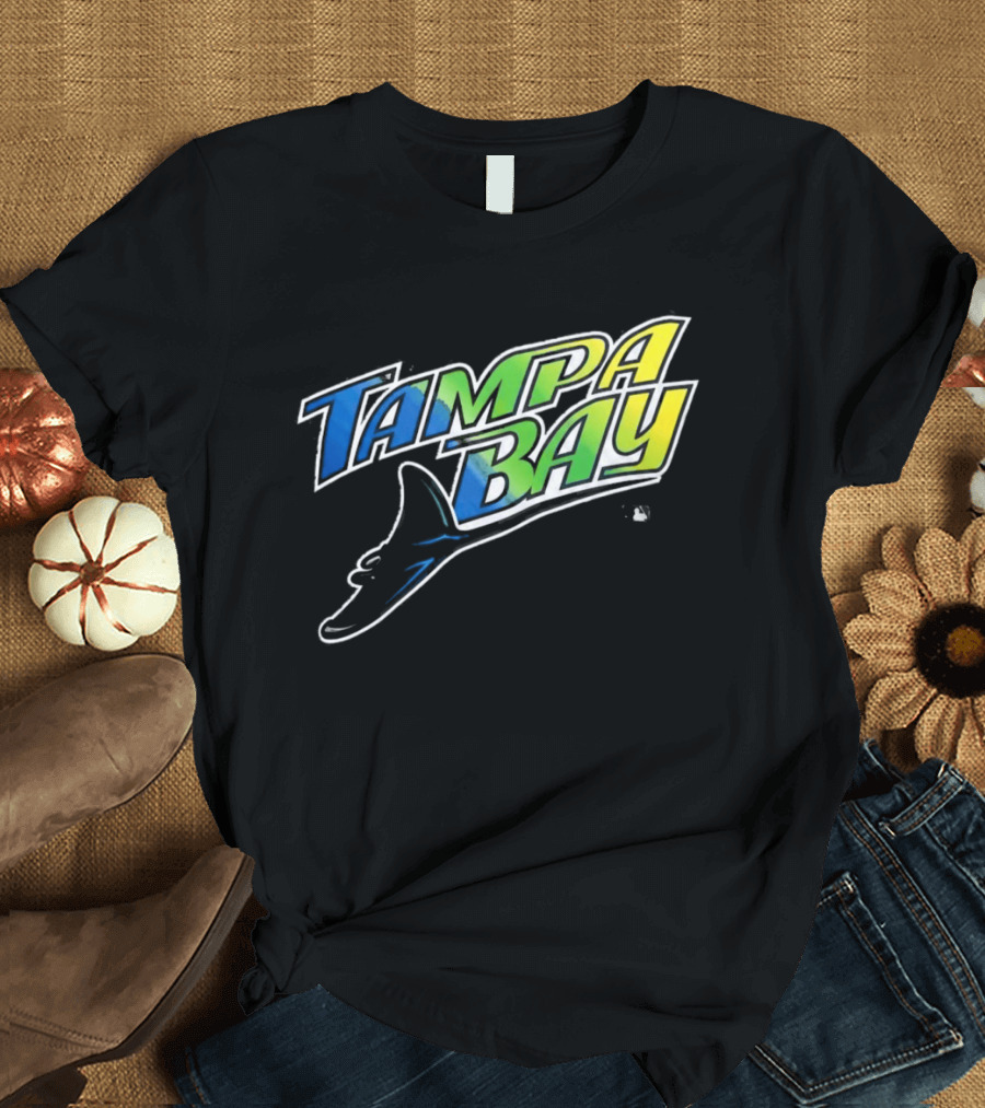 Tampa Bay Rays 2026 Classic Vibrant Logo With Manta Ray Element T-Shirt