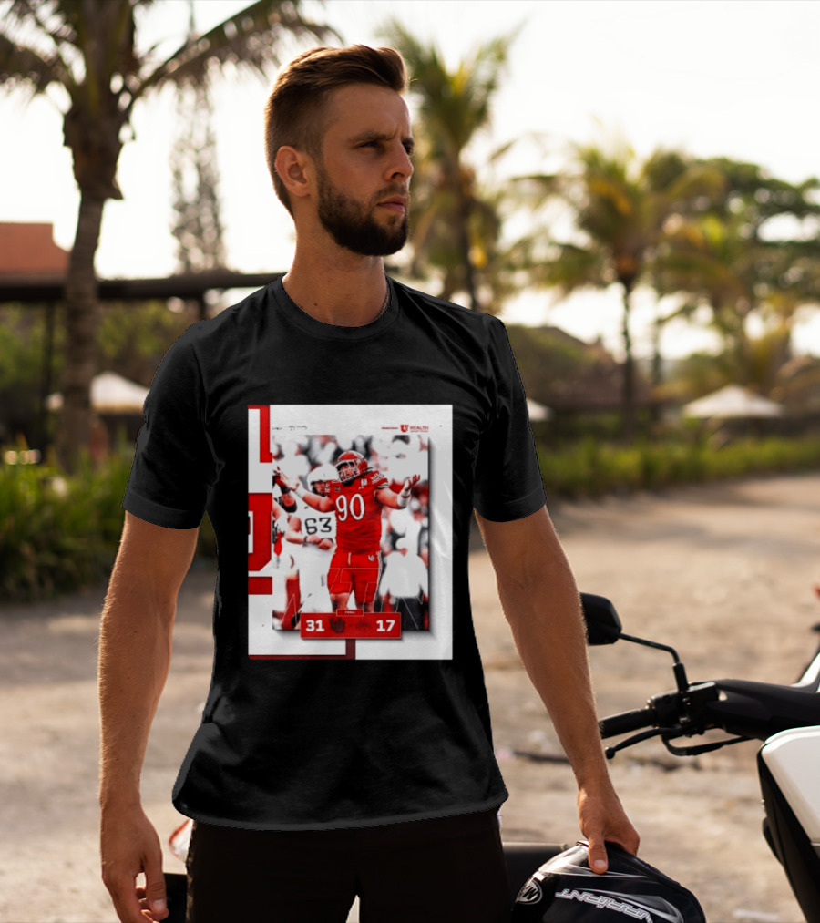 Utah Utes 31 17 Iowa State Cyclones 2026 Football Score Victory Celebration T-Shirt