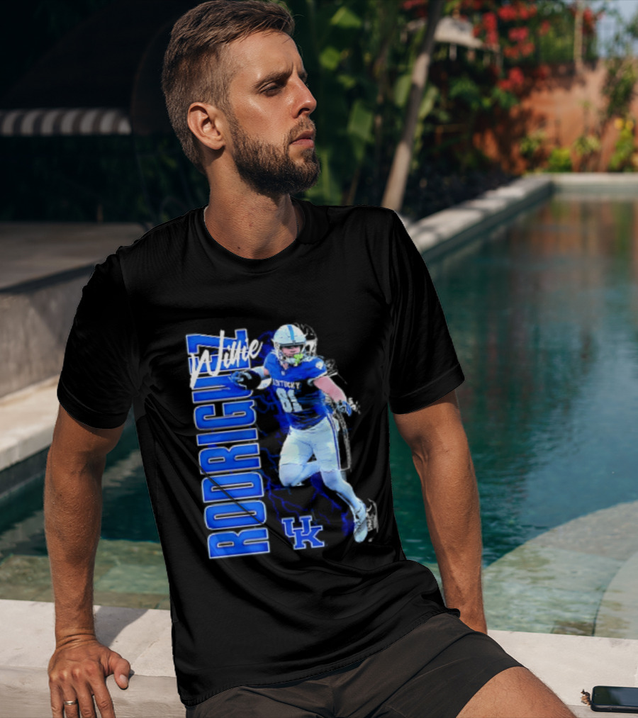 Willie Rodriguez Kentucky Wildcats NCAA Football UK T-Shirt