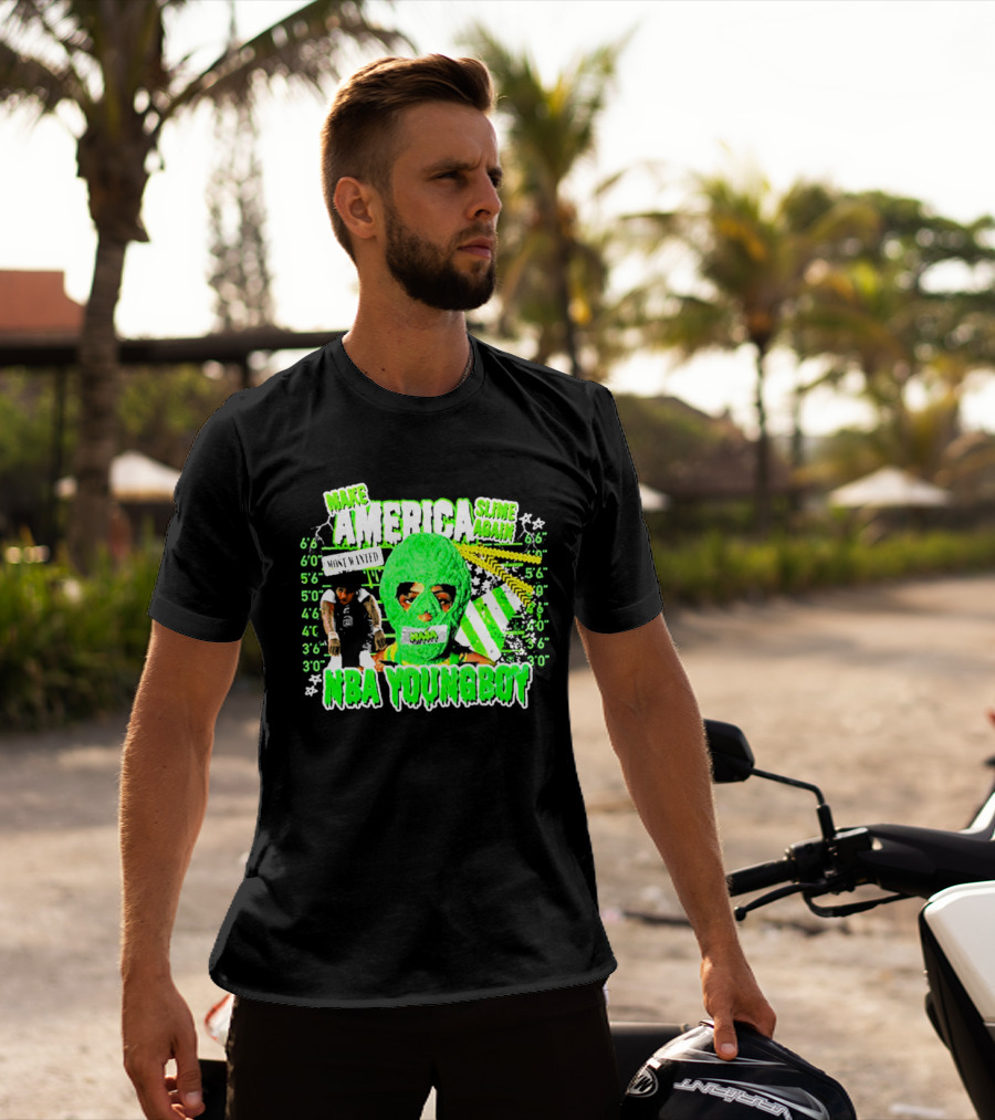 Make America Slime Again NBA Young Boy Tour T-Shirt