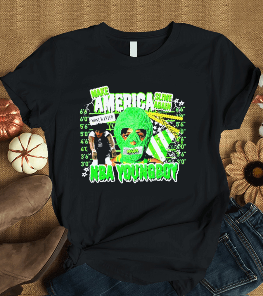 Make America Slime Again NBA Young Boy Tour T-Shirt