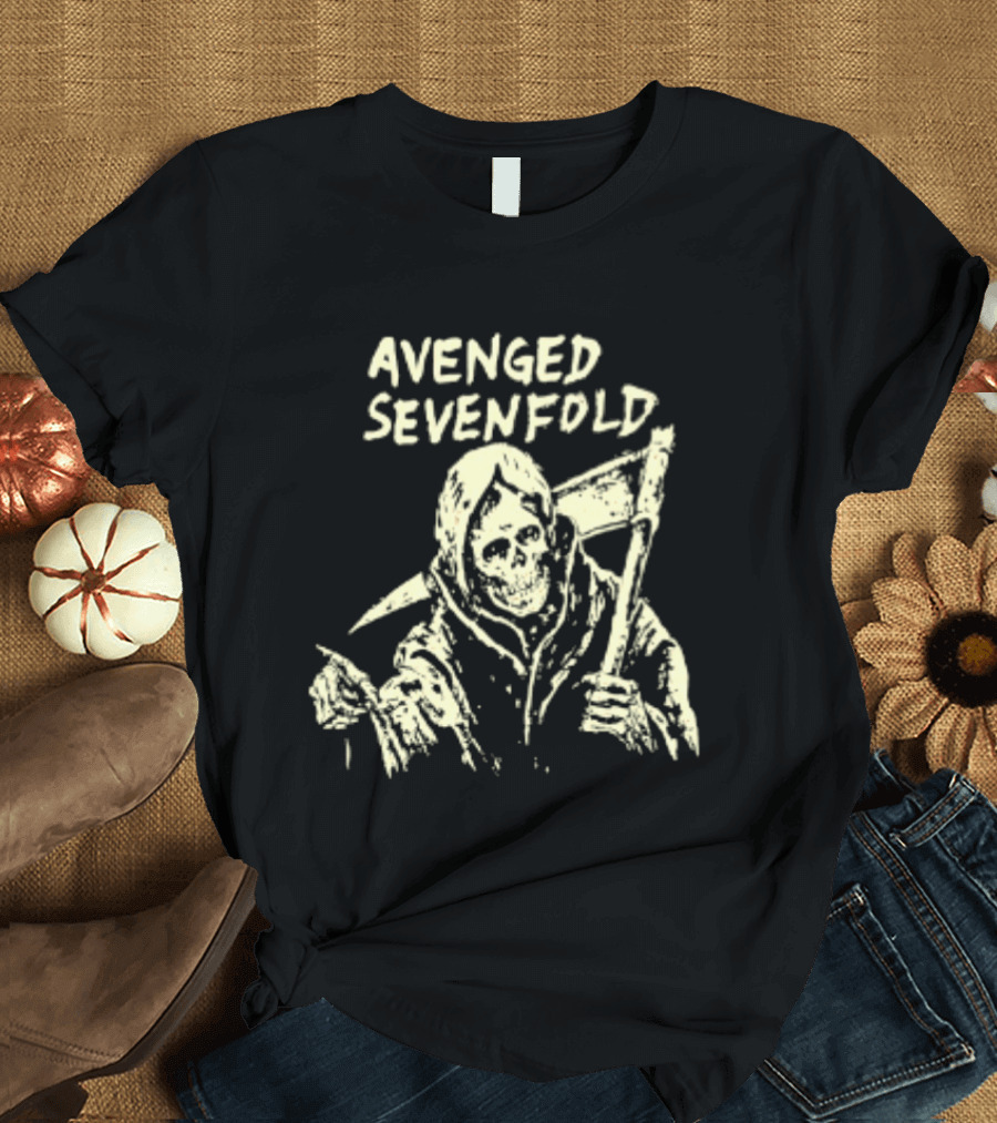 Avenged Sevenfold Grim Reaper Scythe A7X T-Shirt