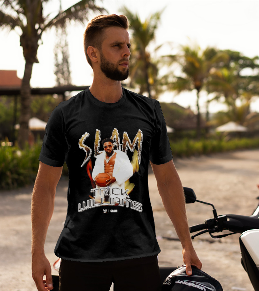 Trick Williams SLAM WWE Basketball Fashion Fusion T-Shirt