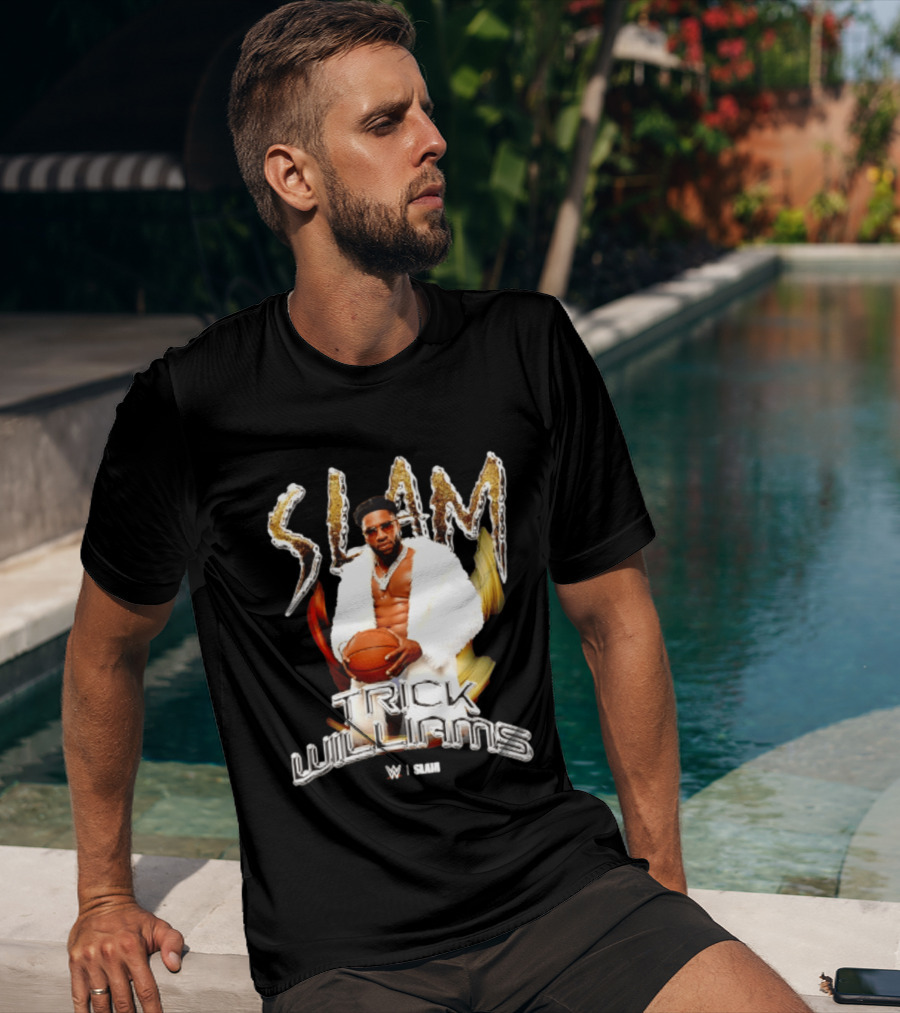 Trick Williams SLAM WWE Basketball Fashion Fusion T-Shirt