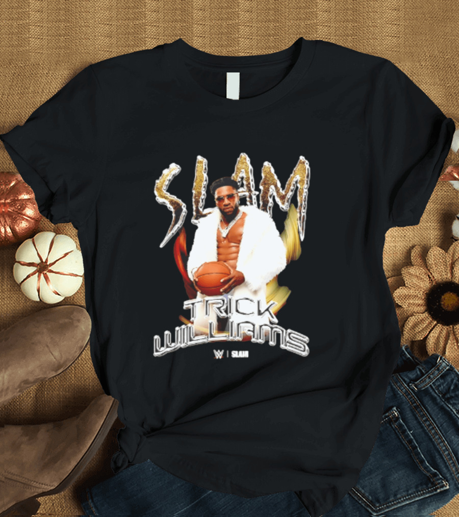 Trick Williams SLAM WWE Basketball Fashion Fusion T-Shirt
