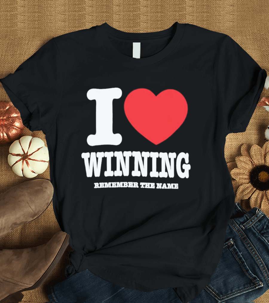 I Love Winning Remember The Name Donovan Ezeiruaku T-Shirt