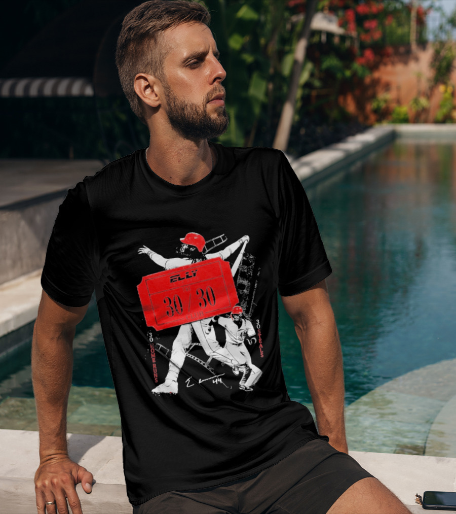 Elly The 30 30 Club 30 Home Runs 30 Steals T-Shirt