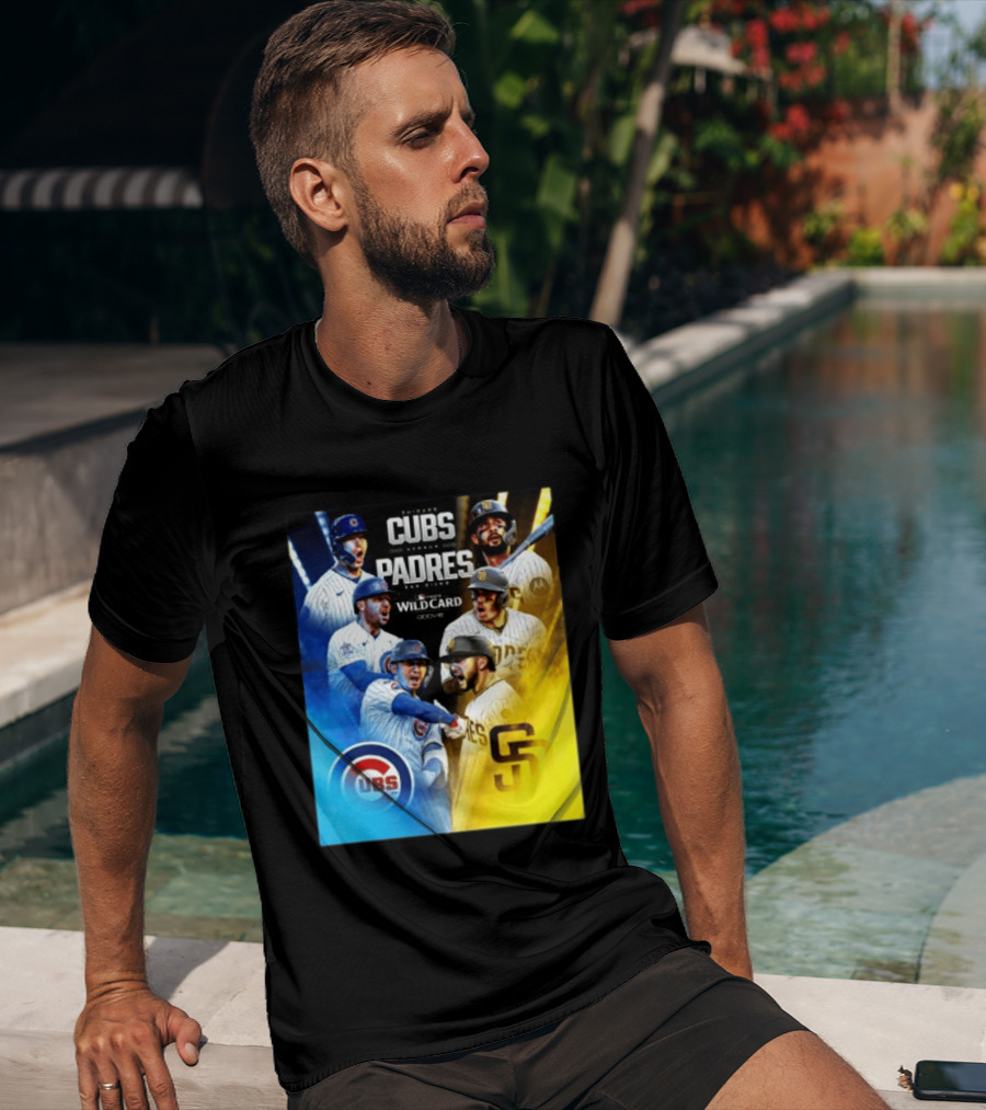 Chicago Cubs Vs San Diego Padres 2026 MLB NL Wild Card Showdown Baseball Fan Gear T-Shirt