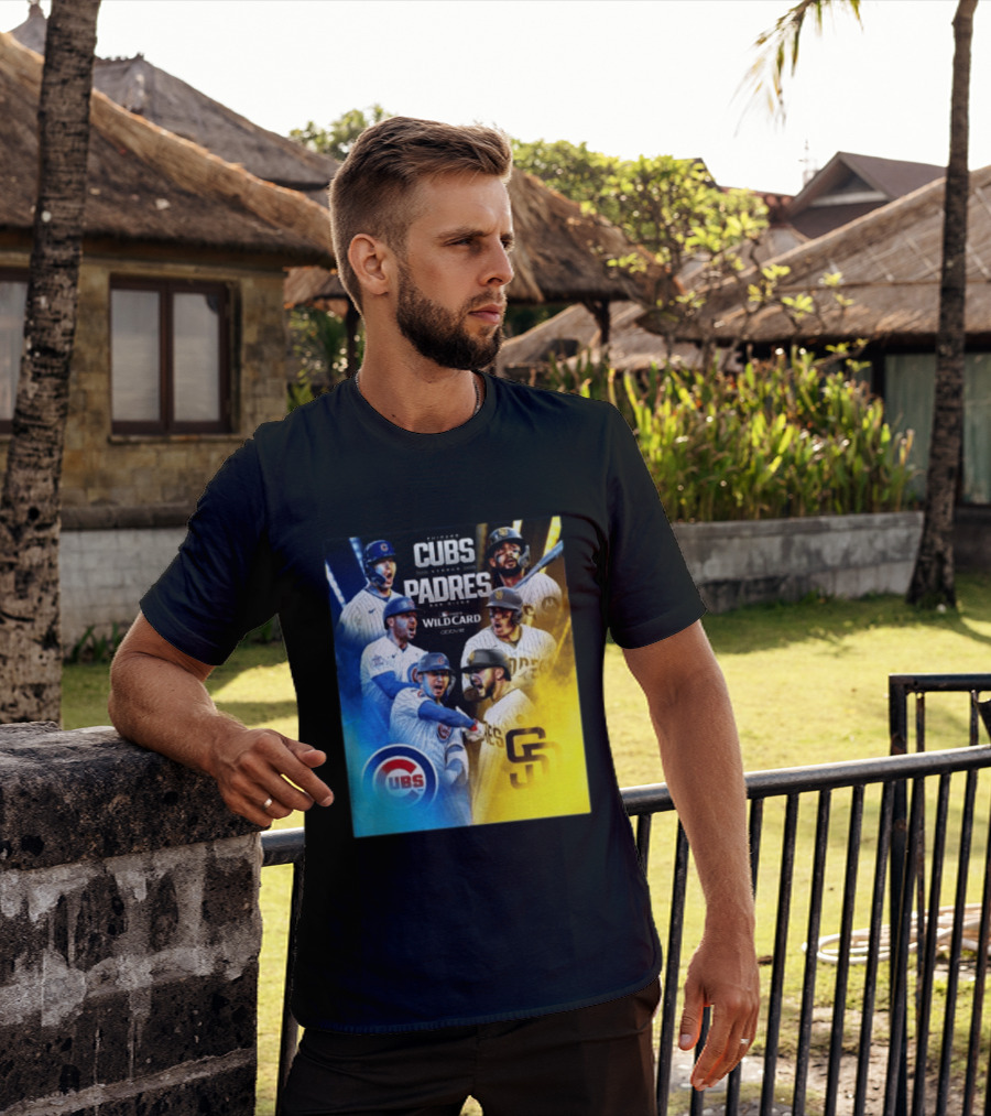 Chicago Cubs Vs San Diego Padres 2026 MLB NL Wild Card Showdown Baseball Fan Gear T-Shirt