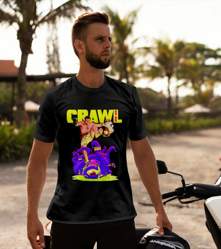 Crawl Or Die Critical Damage RPG Gamer Monster Attack T-Shirt