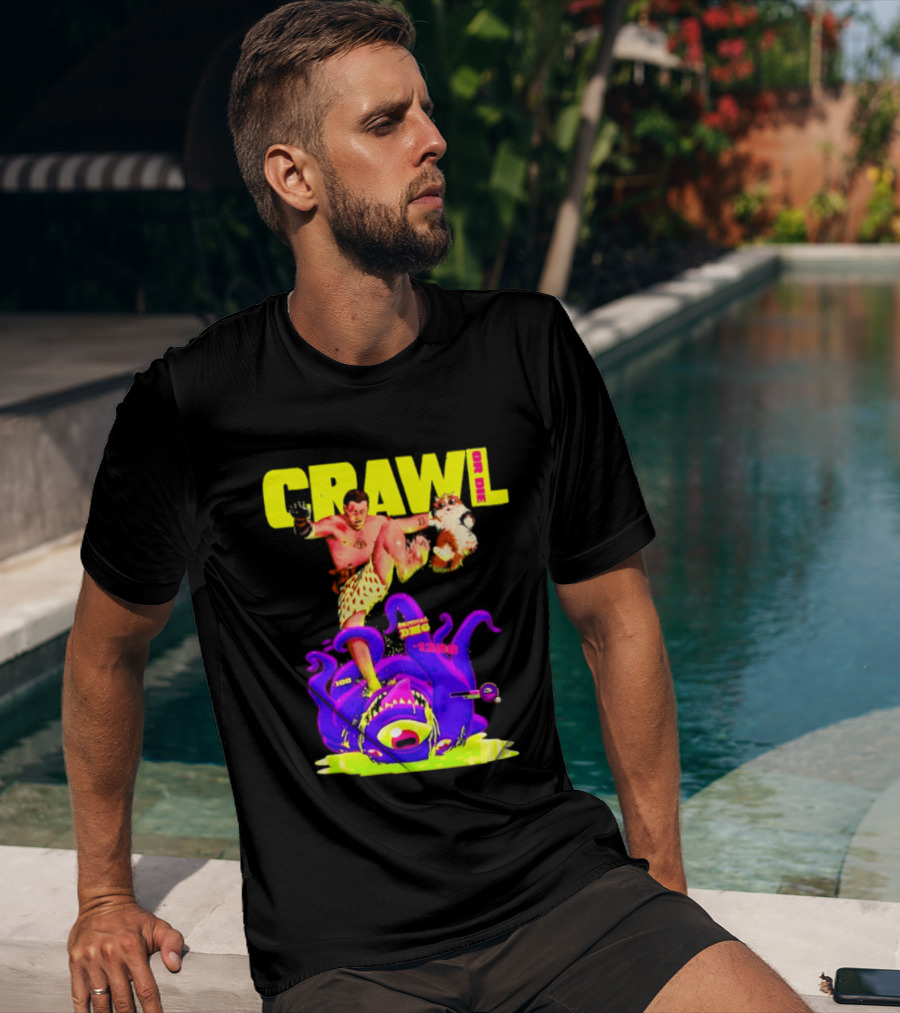 Crawl Or Die Critical Damage RPG Gamer Monster Attack T-Shirt