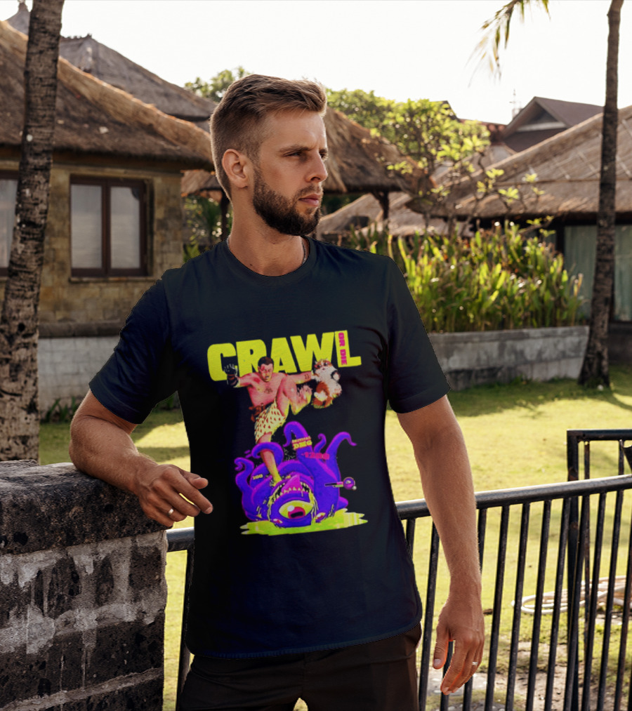 Crawl Or Die Critical Damage RPG Gamer Monster Attack T-Shirt