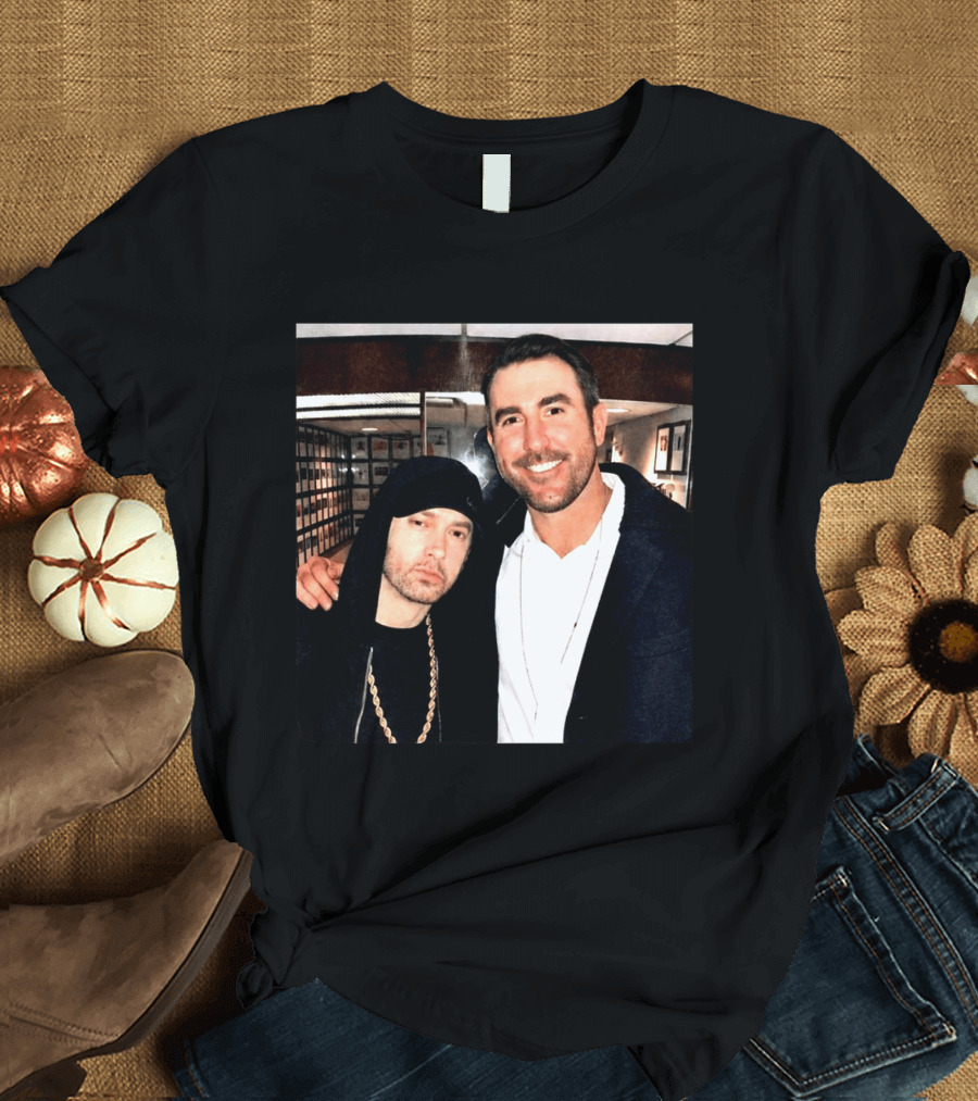 Justin Verlander Eminem Iconic Collaboration Moment T-Shirt