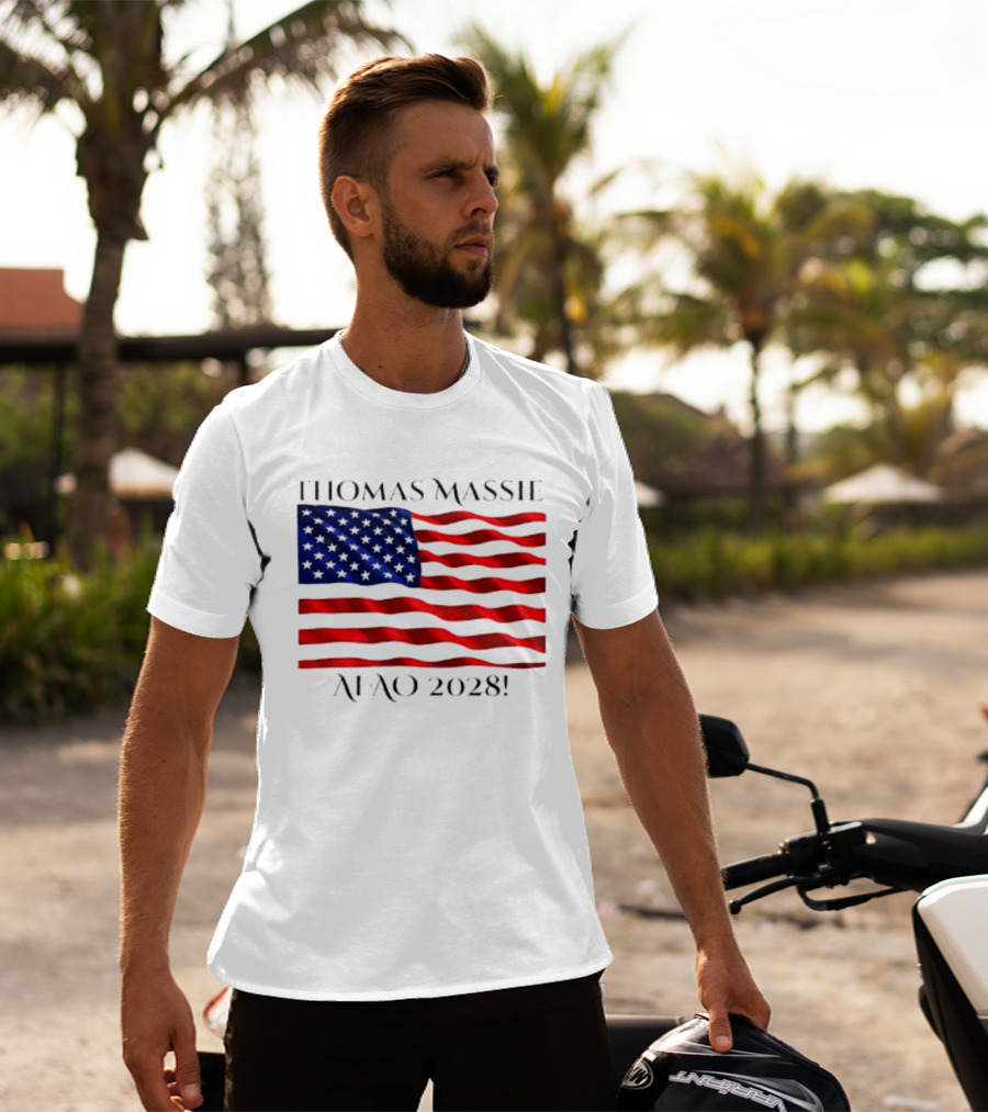 Thomas Massie American Flag 2028 AFAO T-Shirt