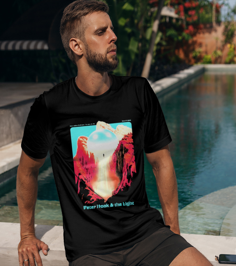 Peter Hook And The Light Vancouver BC Commodore Ballroom September 27 2026 Retro Futuristic Album Cover T-Shirt