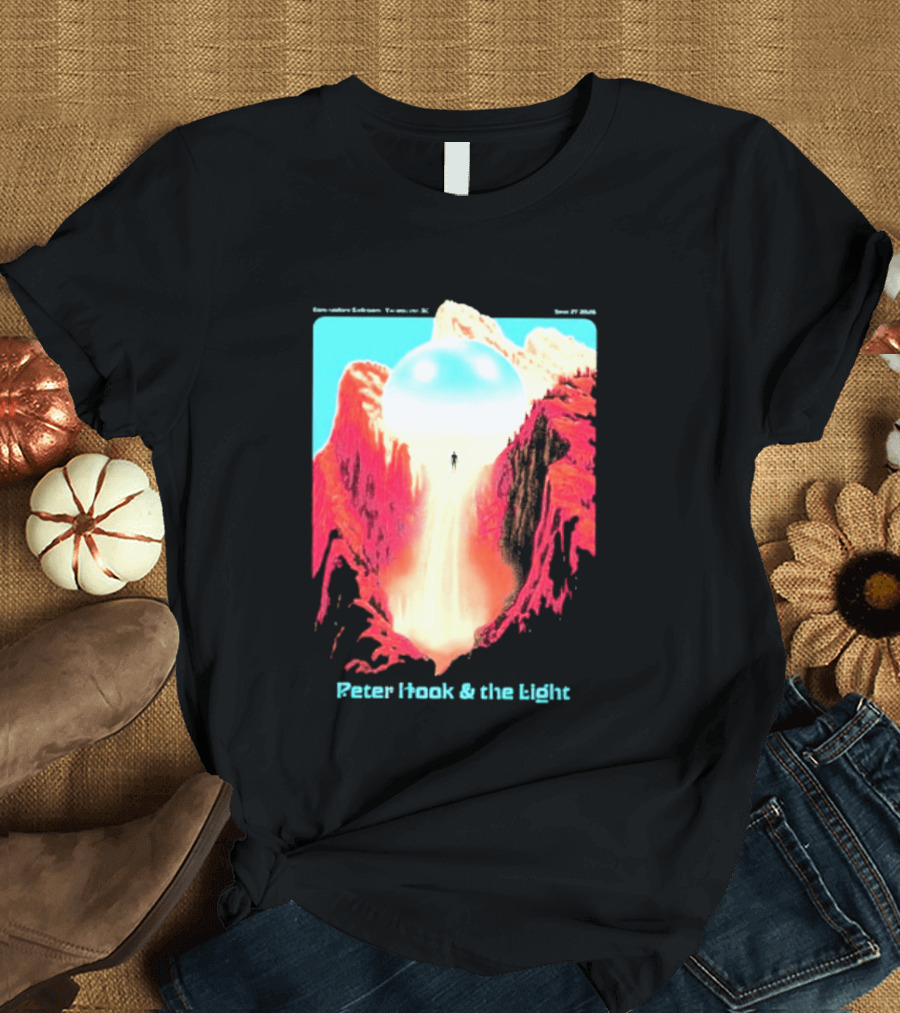 Peter Hook And The Light Vancouver BC Commodore Ballroom September 27 2026 Retro Futuristic Album Cover T-Shirt