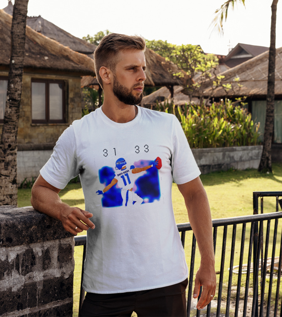 Jaxon Smith Njigba Seattle Seahawks 11 Football Catch 31 33 T-Shirt