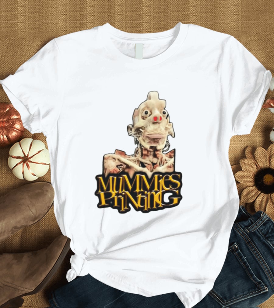 Mummies Printing Mummy Anatomy Skeleton Medical T-Shirt