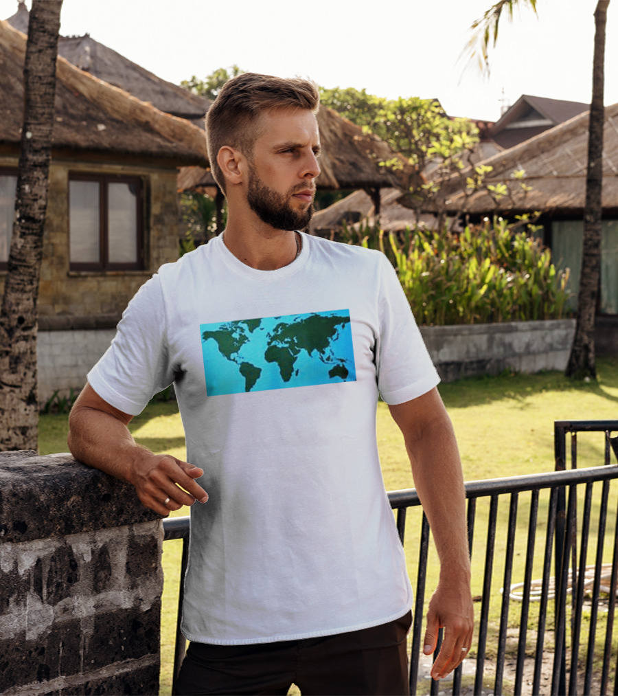 World Map Planet Earth Travel Adventure Journey T-Shirt