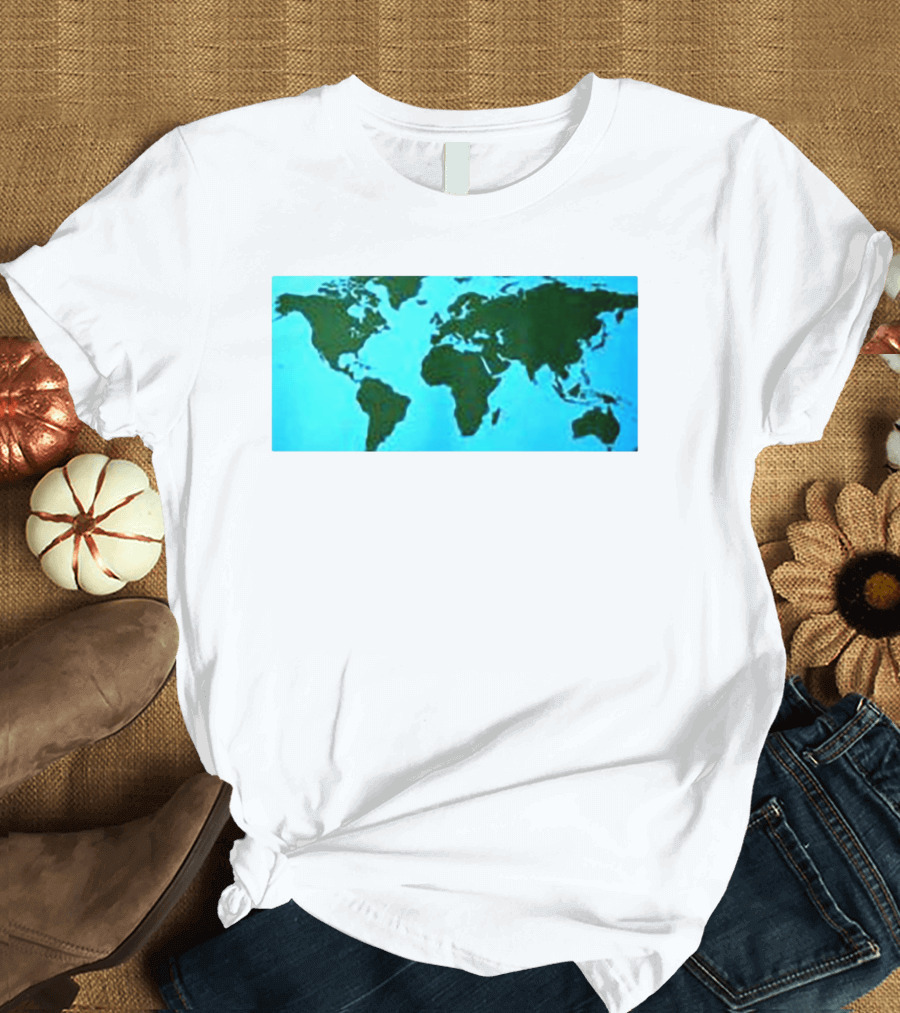 World Map Planet Earth Travel Adventure Journey T-Shirt