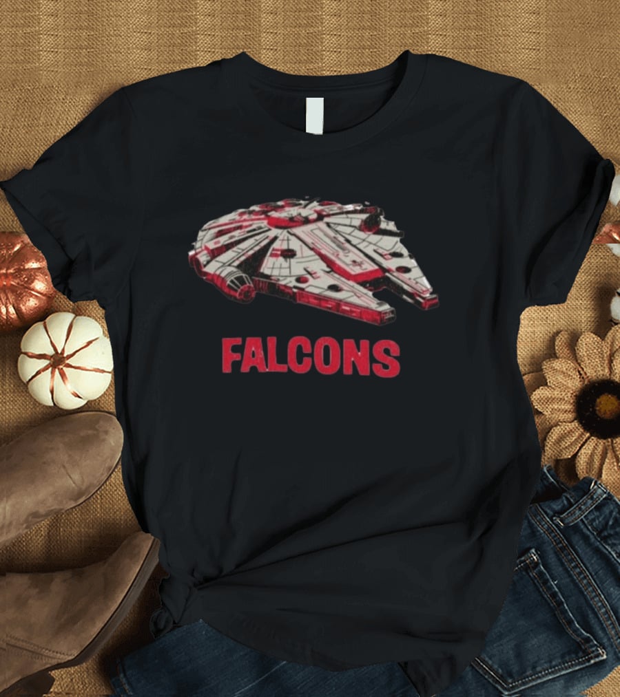 Atlanta Falcons Disney Star Wars Millennium Falcon T-Shirt