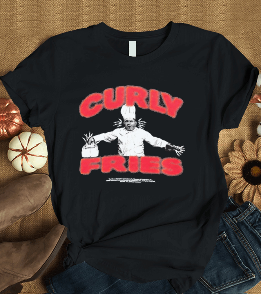 Finn Wolfhard Curly Fries Chef 2026 Faces Mashed Potato T-Shirt