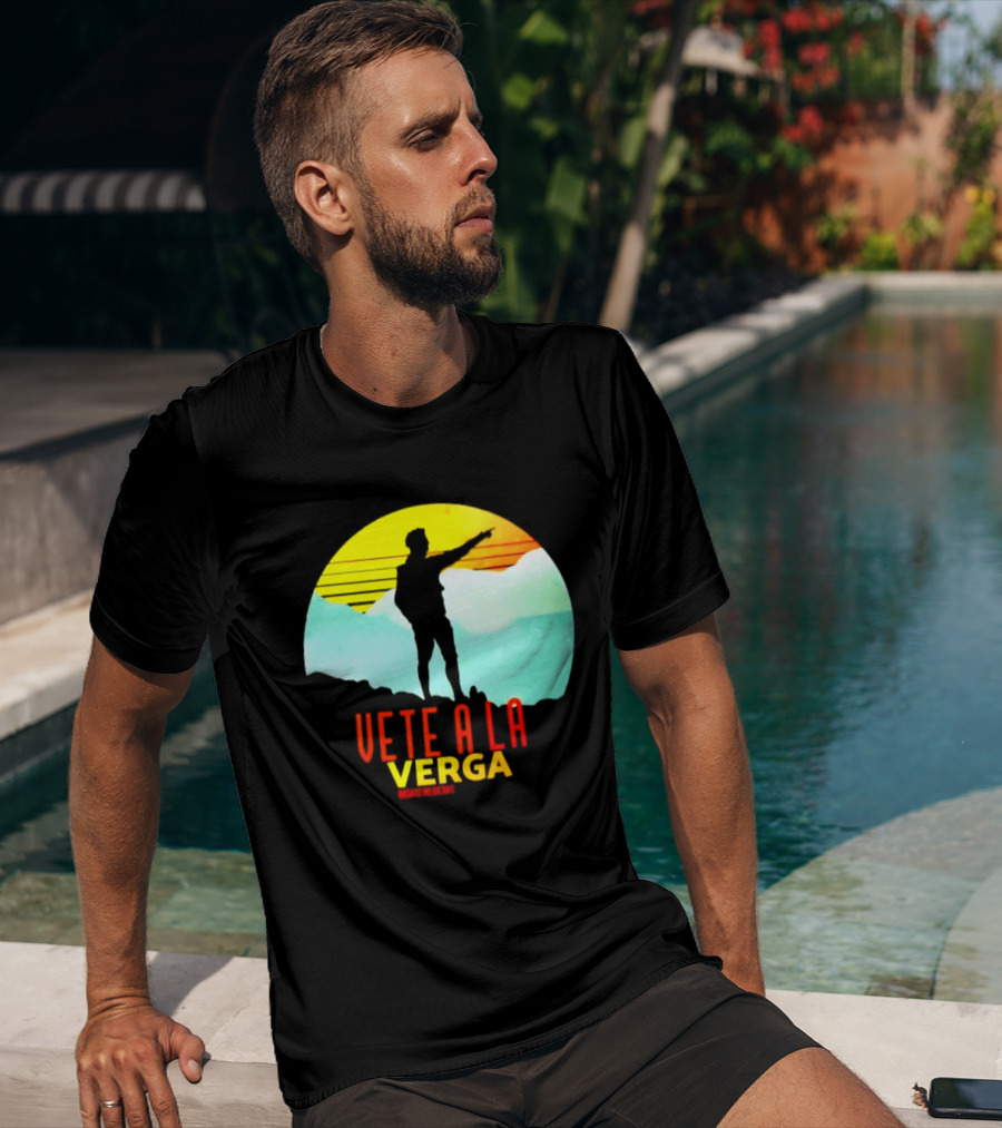 Vete A La Verga Badass Mexicans Mexican Slang Sunset T-Shirt