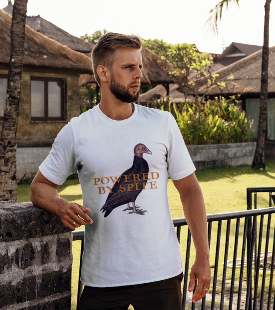 Powered By Spite Turkey Vulture T-Shirt