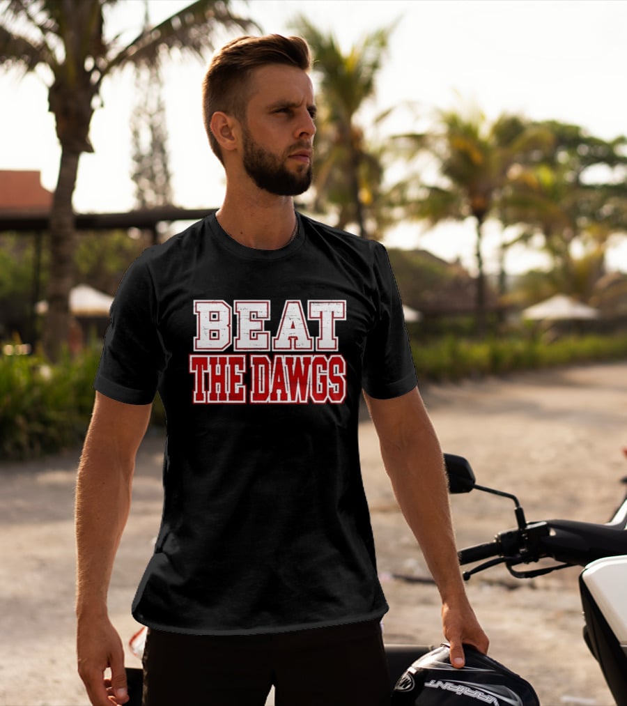 Beat The Dawgs NCAA Football Rivalry Game Day T-Shirt