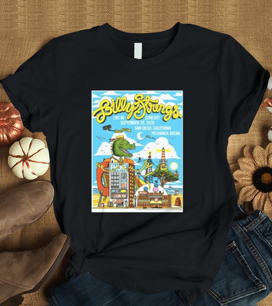 Billy Strings Live In Concert September 28 2026 San Diego Pechanga Arena T-Shirt