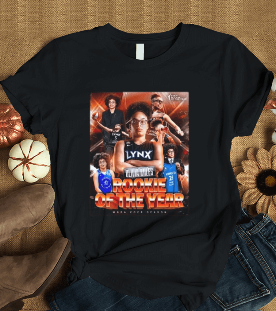 Olivia Miles Rookie Of The Year Lynx WNBA 2026 Season T-Shirt