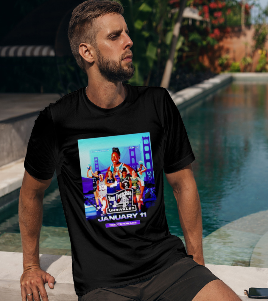 San Francisco Unrivaled January 11 Basketball Event Tickets Now Live T-Shirt