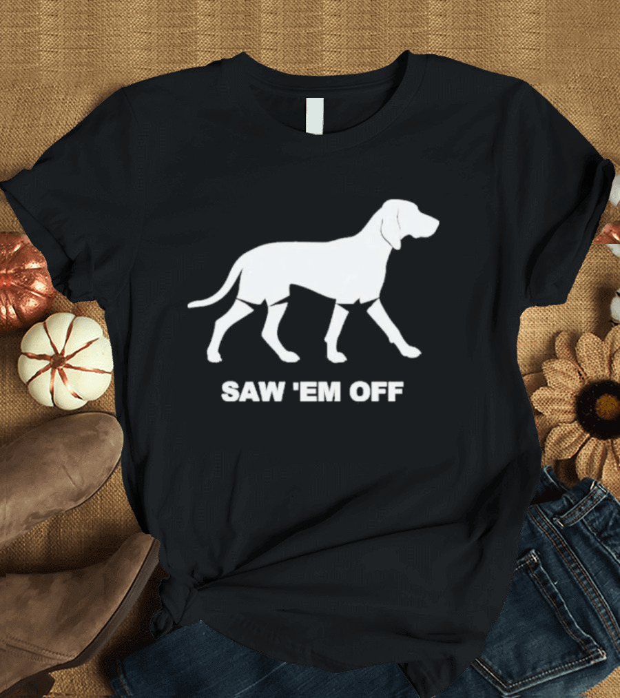 Texas A&M Aggies Saw Em Off Dog NCAA 2026 College Football T-Shirt