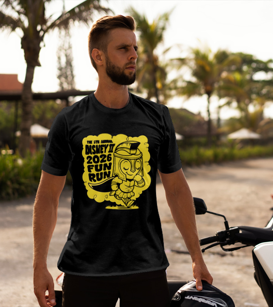 The 5th Annual Disney II 2026 Fun Run Harebrained Character Celebration T-Shirt