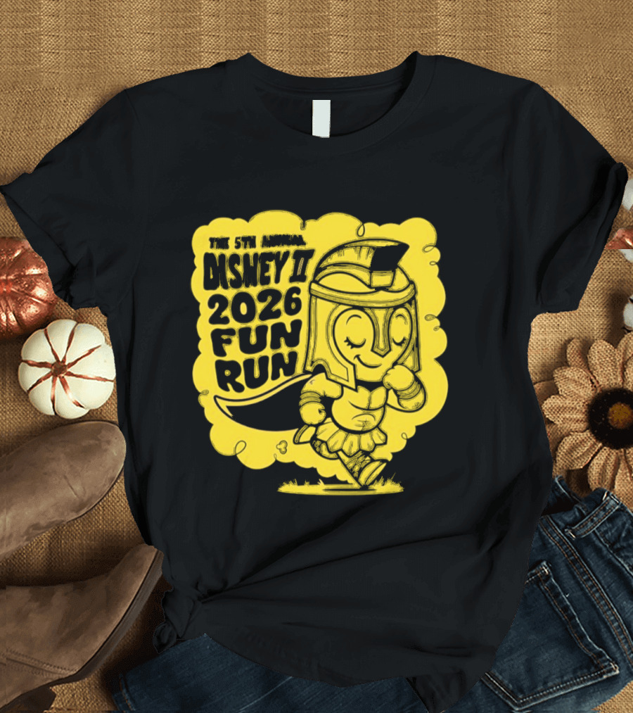 The 5th Annual Disney II 2026 Fun Run Harebrained Character Celebration T-Shirt