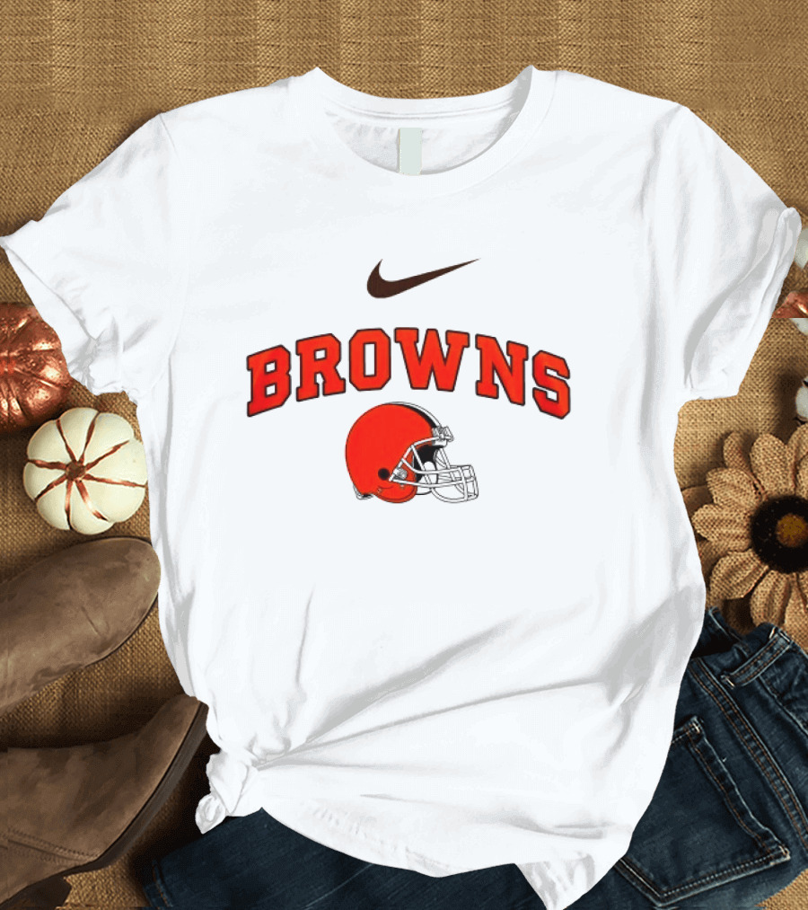 Cleveland Browns Nike Helmet Browns Make Washington Grateful Again Game Day T-Shirt