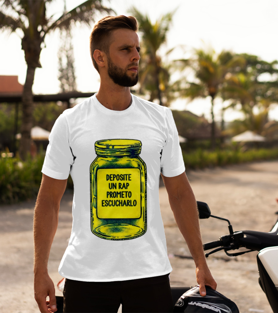 Deposite Un Rap Prometo Escucharlo Jar Music Lover T-Shirt