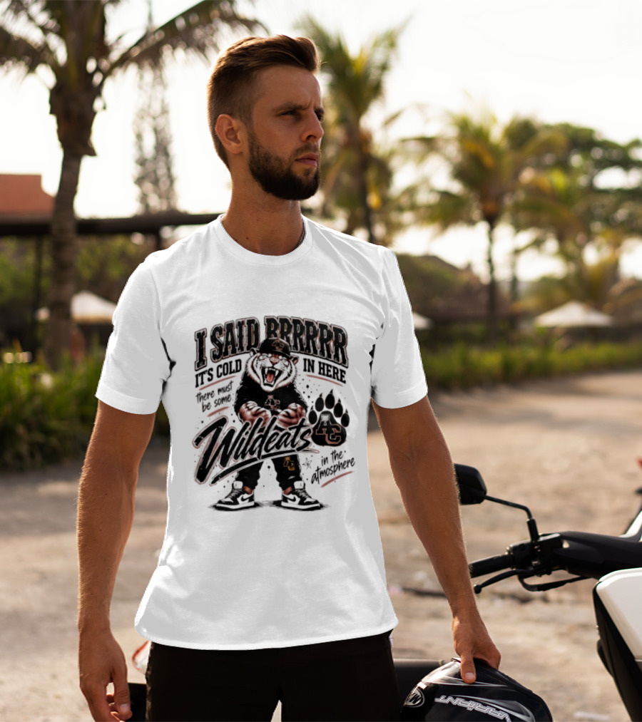I Said Brrrrr It's Cold In Here Wildcats In The Atmosphere T-Shirt