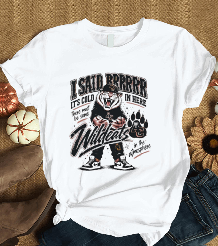 I Said Brrrrr It's Cold In Here Wildcats In The Atmosphere T-Shirt