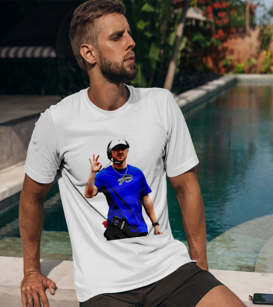 Joe Brady Buffalo Bills Coaching Moments Buffalo T-Shirt