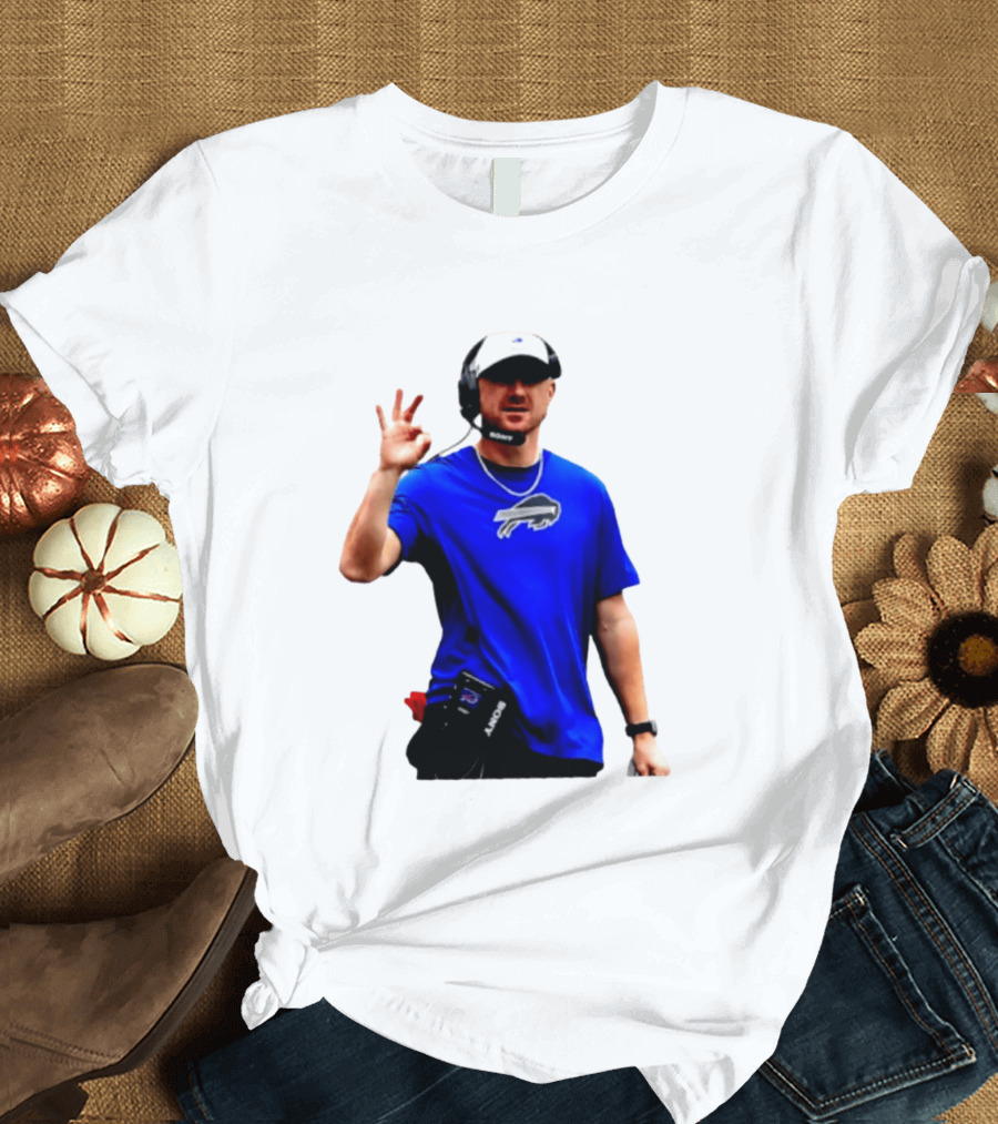 Joe Brady Buffalo Bills Coaching Moments Buffalo T-Shirt