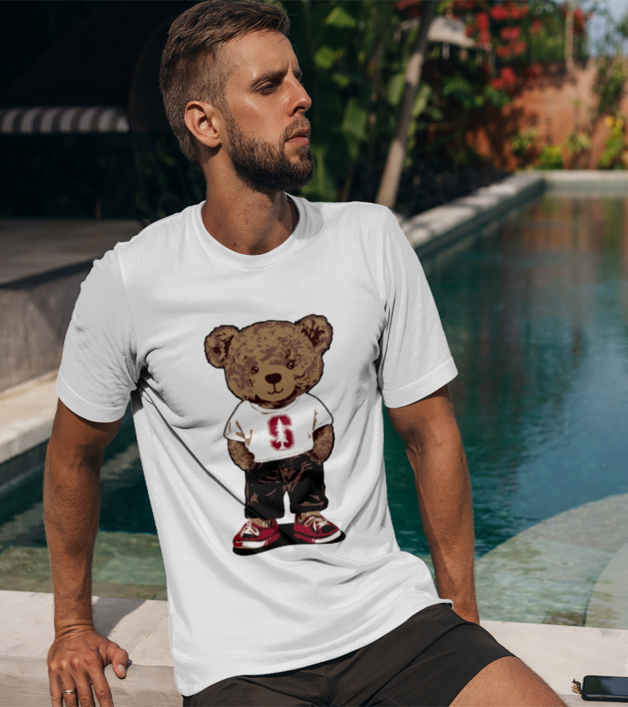 Stanford Cardinal 2026 Teddy Bear NCAA Fan Gear T-Shirt