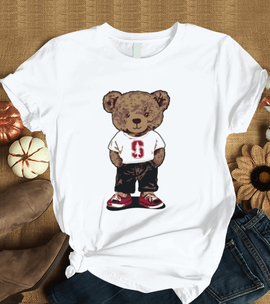 Stanford Cardinal 2026 Teddy Bear NCAA Fan Gear T-Shirt