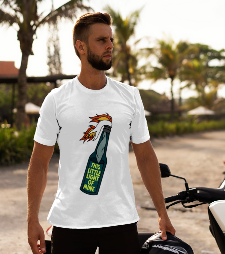 This Little Light Of Mine Molotov Cocktail Flame Bottle T-Shirt