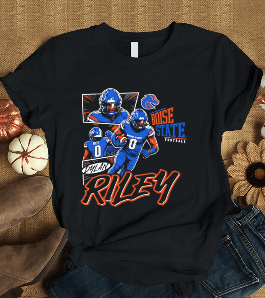 Boise State Broncos Football Riley Comic Book T-Shirt