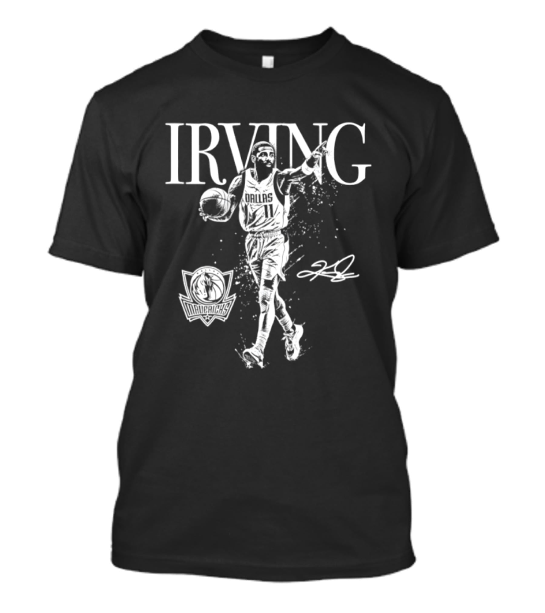 Kyrie Irving Dallas Mavericks 20 Signature Basketball Mono T-Shirt