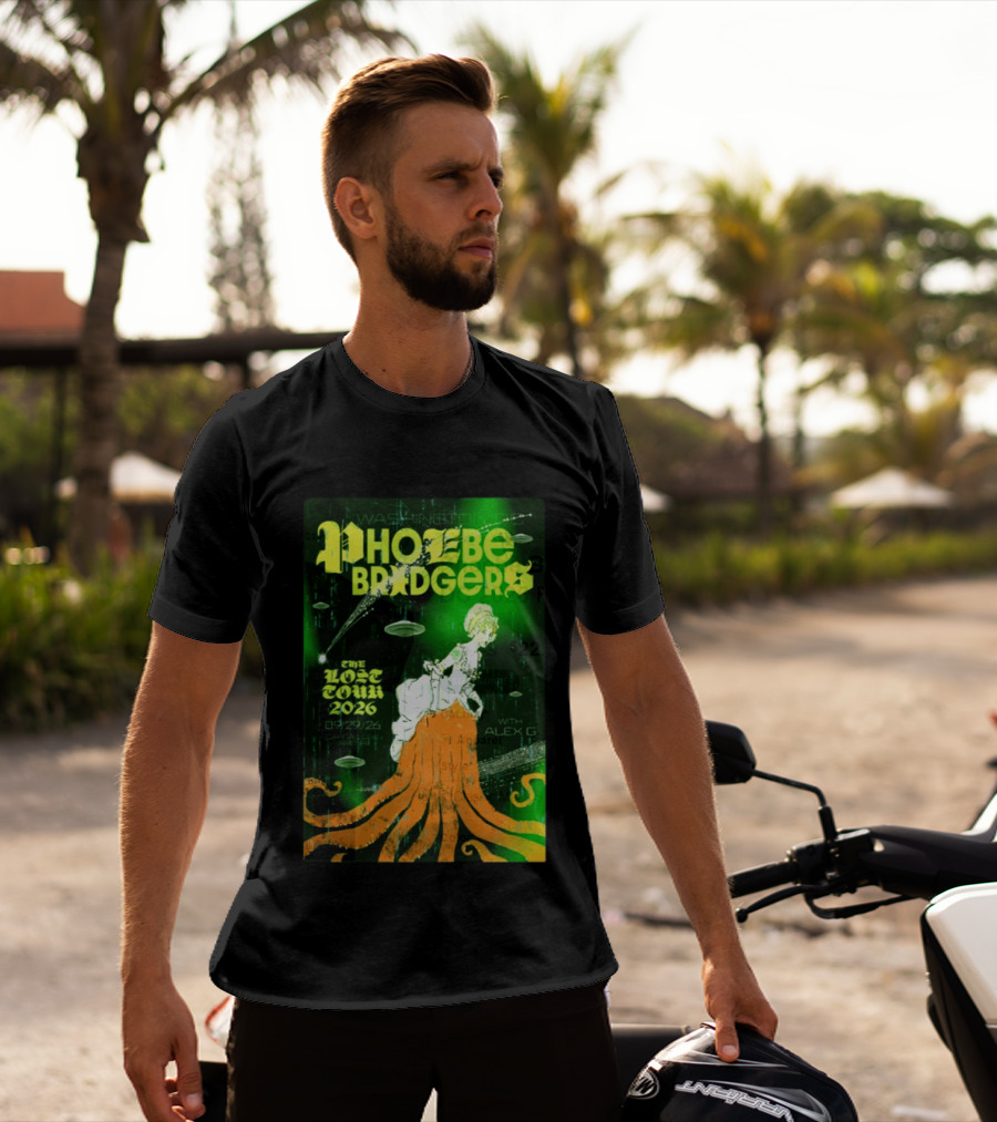 Phoebe Bridgers The Lost Tour 2026 Washington DC 09/29/26 With Alex G T-Shirt
