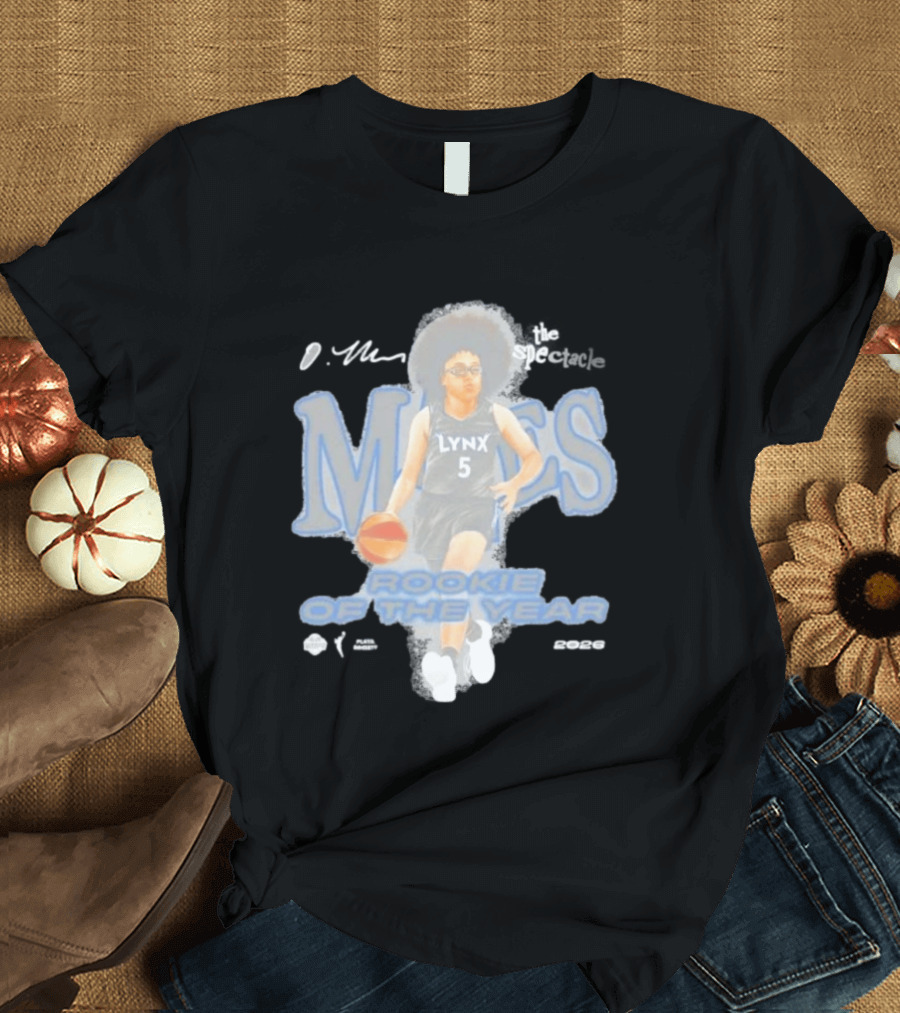 Olivia Miles Minnesota Lynx Playa Society Rookie Of The Year 2026 T-Shirt